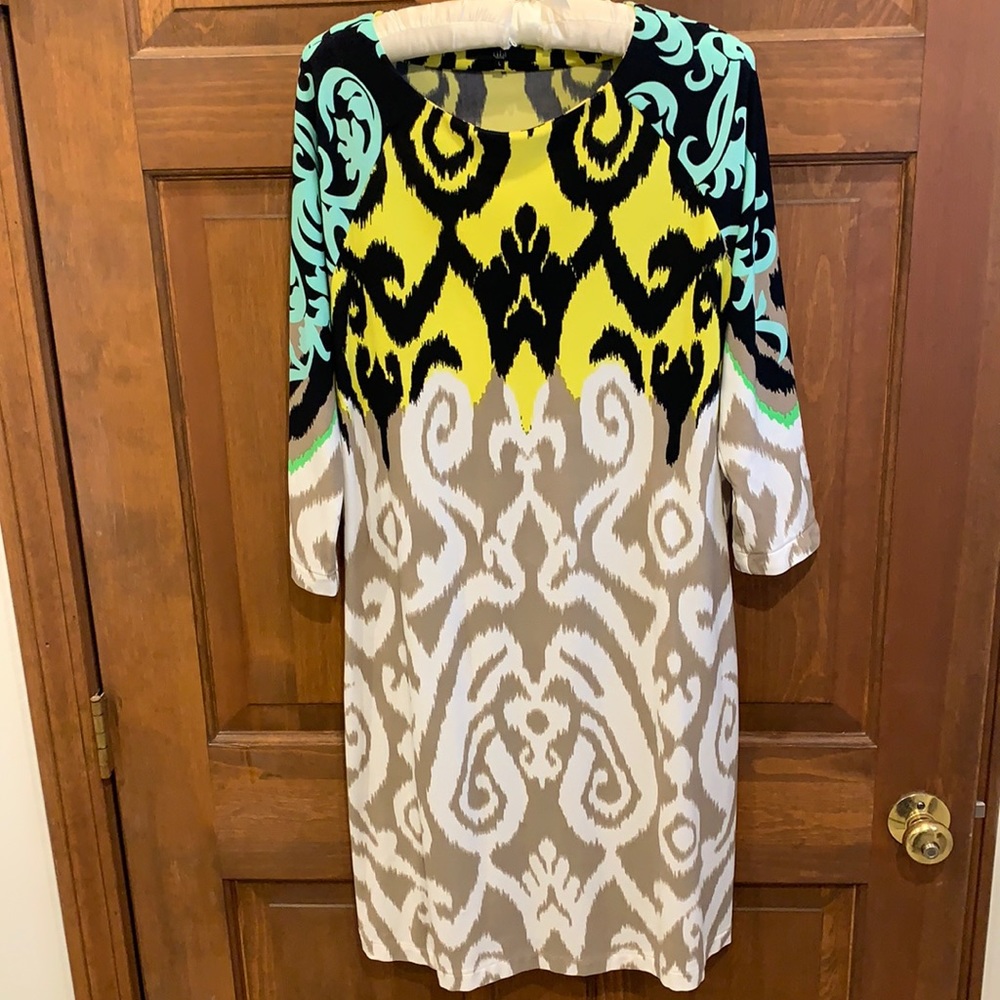 Tibi yellow green Dress Large L